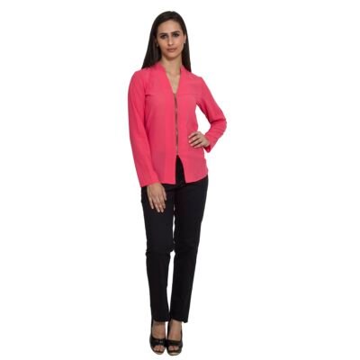 women shirt, zipper shirt