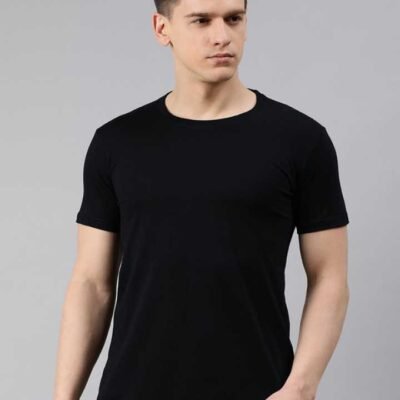 Black T-shirt For Men