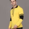 Men Full Sleeve Hooded T-shirt