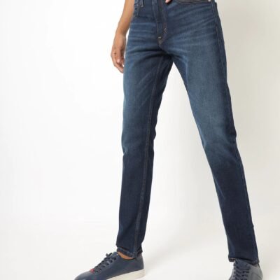 Mid wash slim fit jeans