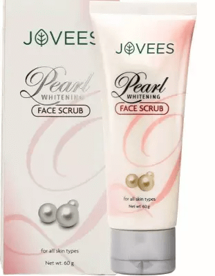 pearl whitening face scrub