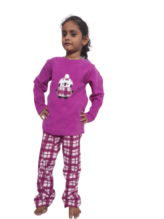 kids winter night suit