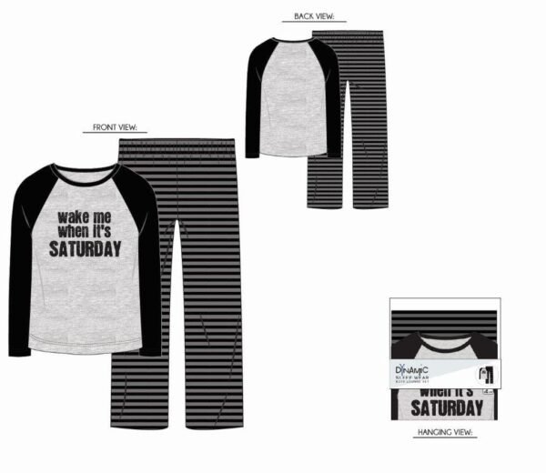 Boys winter night suit