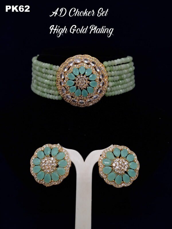 chker set light green