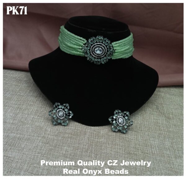 choker set teal