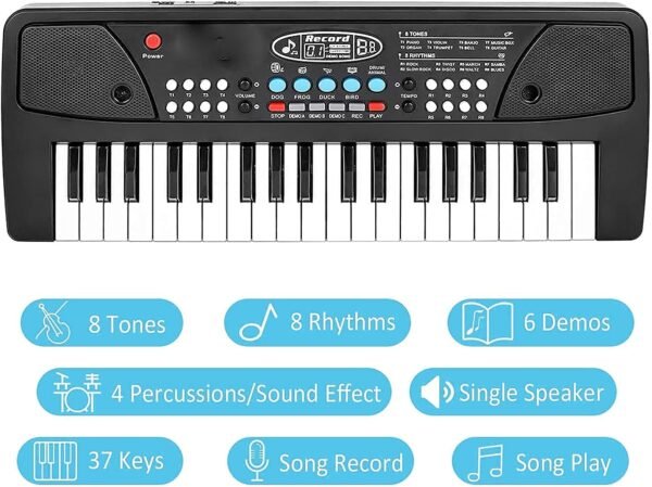 37 Keys Electronic Piano for Kids