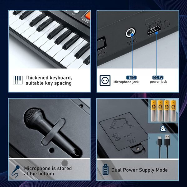 61 Keys Electronic Piano for Kids