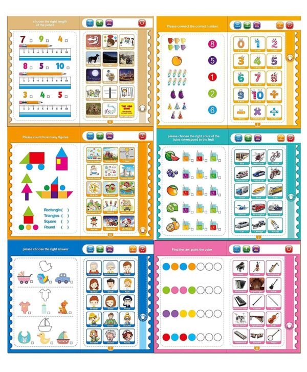 Musical English Educational Phonetic Learning Book