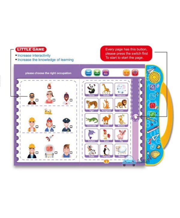 Musical English Educational Phonetic Learning Book