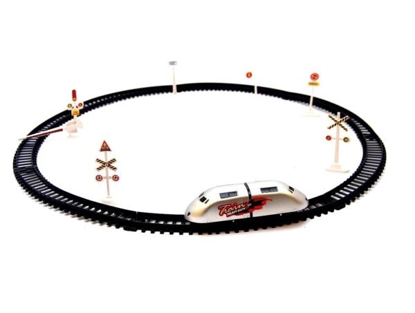 Silver Bullet Train Set Toy