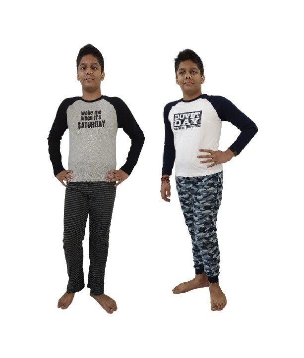 Boys Winter Nightsuit Combo