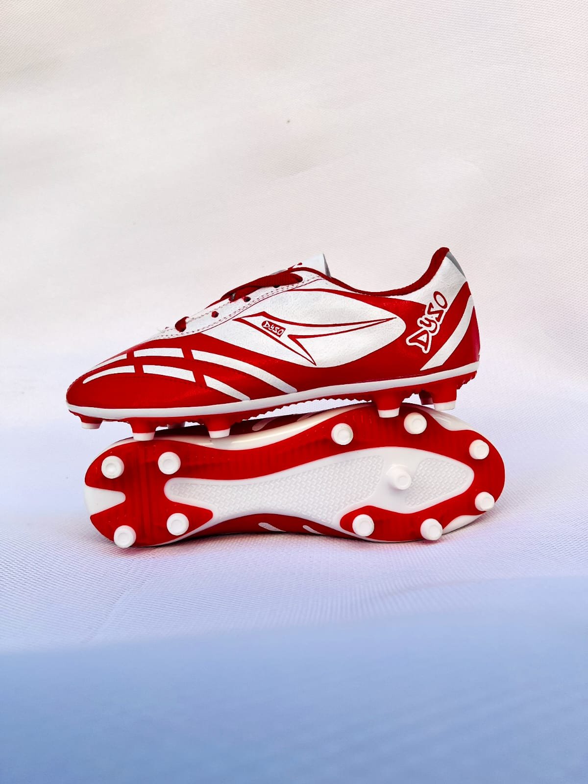 Red & White Football Shoes for Men – Sakuda