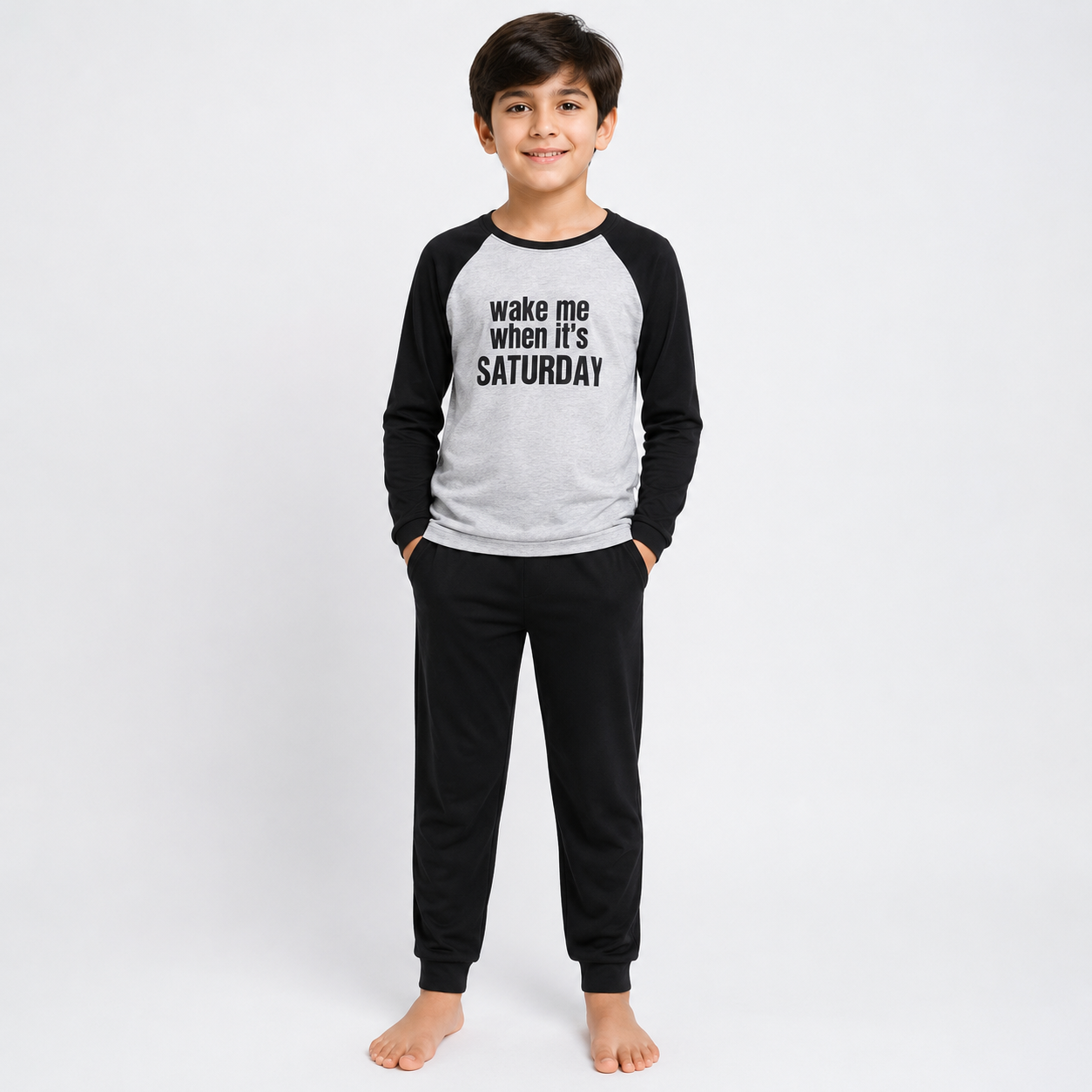 Boys long sleeve cotton t-shirt